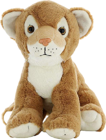 Lion cub plush